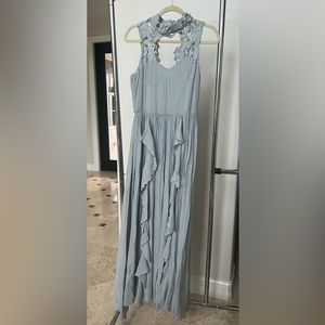 Joyfolie size S maxi dresses. Sleeveless with lace detail.